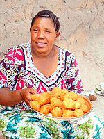 Mentored by Sr. Connie Krautkremer, Anna Mbenyeti makes healthy snacks so kids in rural Tanzania can learn.