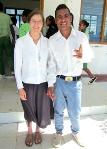 My student Abrão, below, won 1st place for his speech on Education.